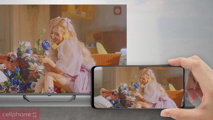 Trợ lý ảo, điều khiển qua app trên Google Tivi Aqua QLED AQT50S80EUX 4K 50 inch