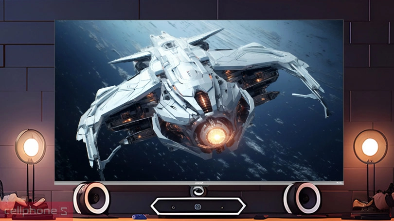 Thiết kế của Google Tivi Aqua QLED AQT75S800UX 4K 75 inch