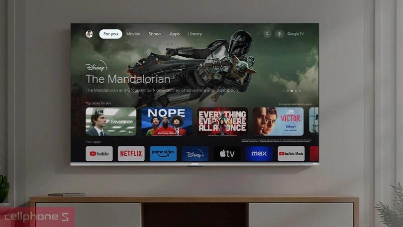 Các tiện lợi, công nghệ đi kèm của Google Tivi Aqua QLED AQT75S800UX 4K 75 inch