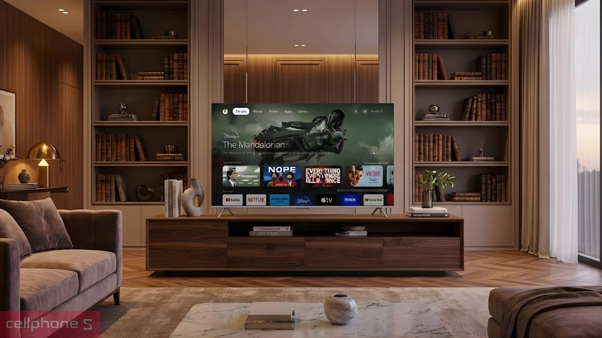 Tivi Aqua đều tích hợp nền tảng Google TV thông minh với giao diện trực quan