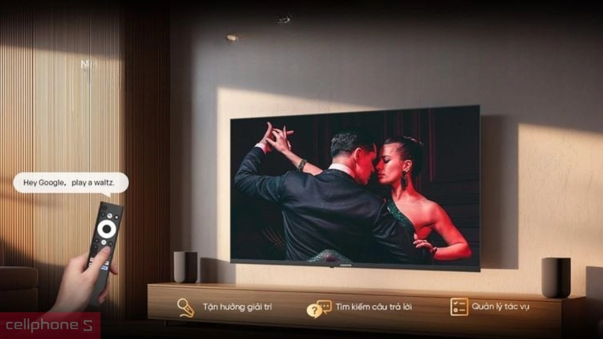 Trợ lý ảo của Google Tivi Coocaa HD 2K 32 inch 32Z85 2025