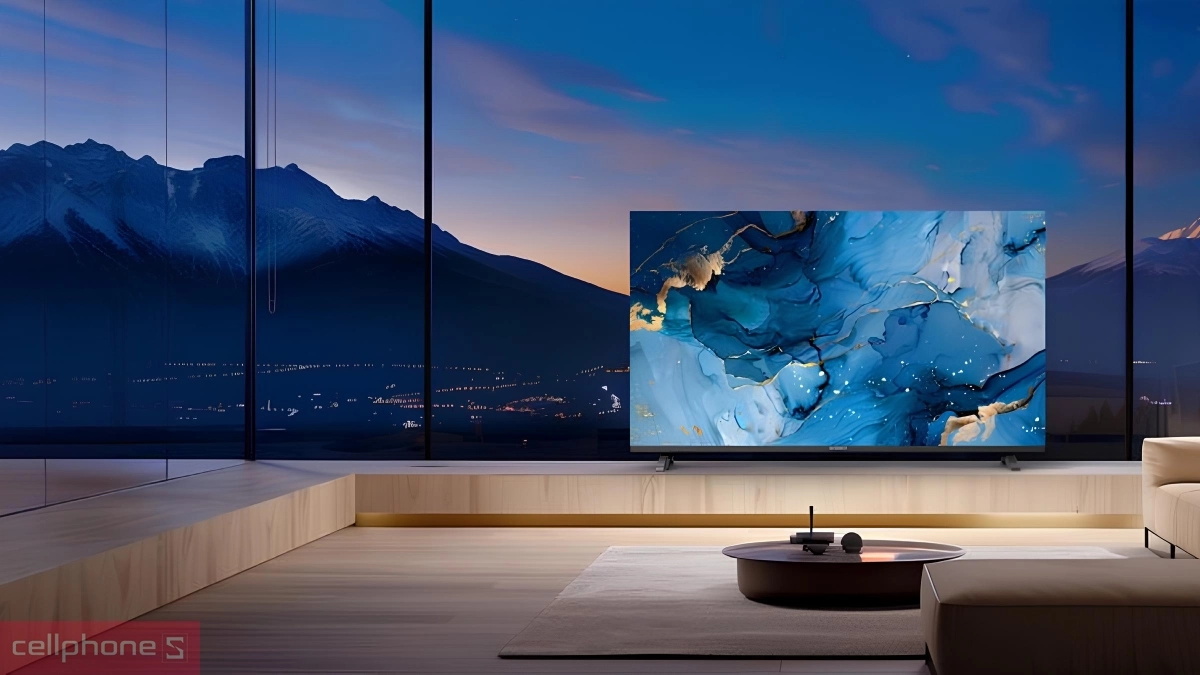 Thiết kế, kích thước Google Tivi Coocaa FHD 2K 40 inch 40Z85 2025