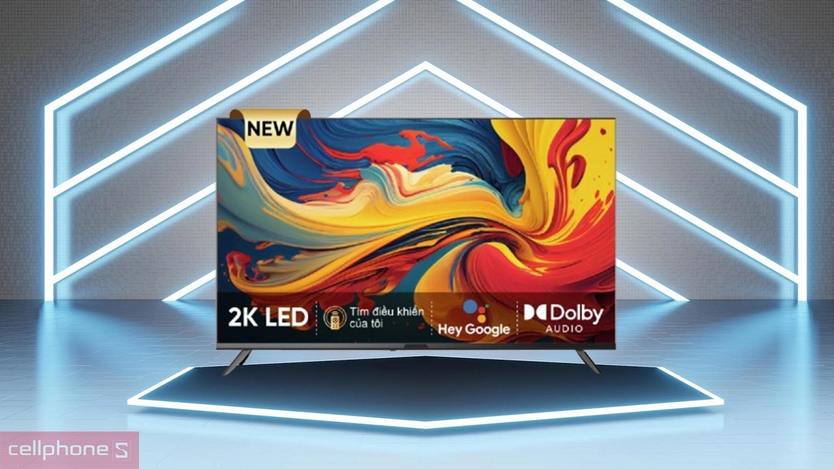 Công nghệ hiển thị của Google tivi Coocaa FHD 2K 43 inch 43Z85 2025