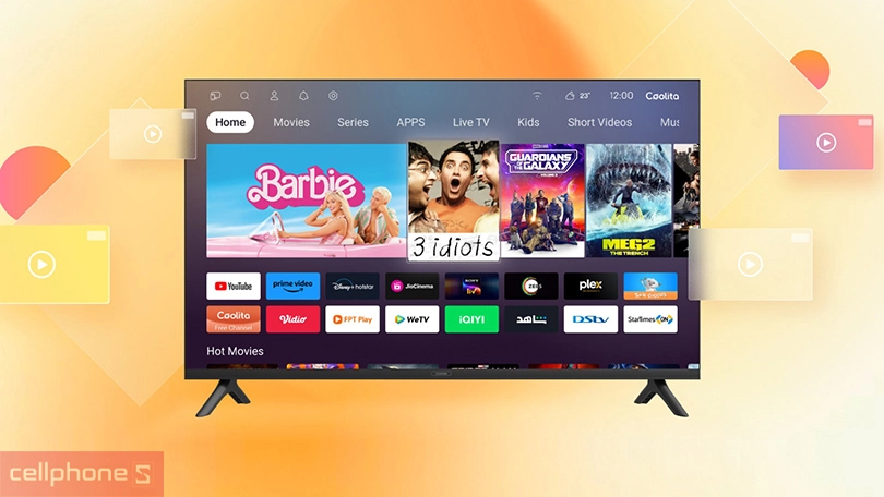 Màn hình tivi Coocaa FHD 43 inch 43S3U Plus