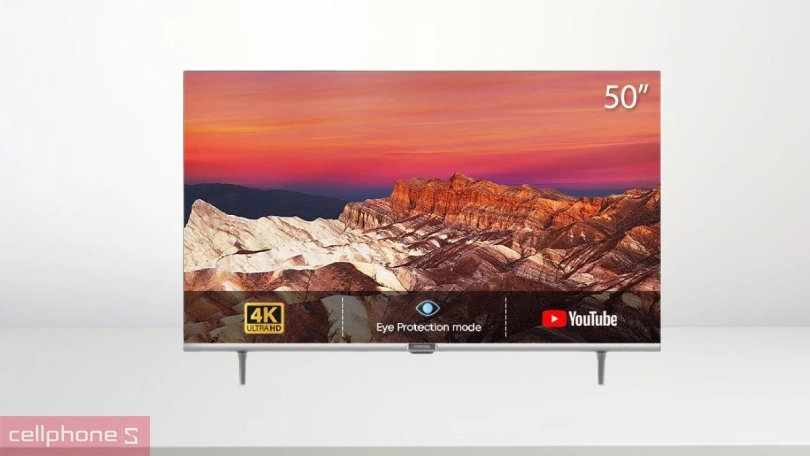 Màn hình Tivi CooCaa 4K 50 inch 2024 50S3UPRO