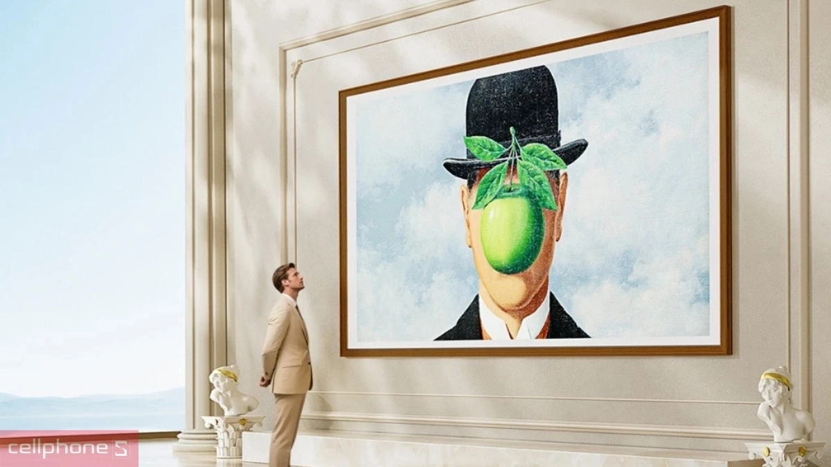 Thiết kế sêu mỏng với kích thước 55 inch