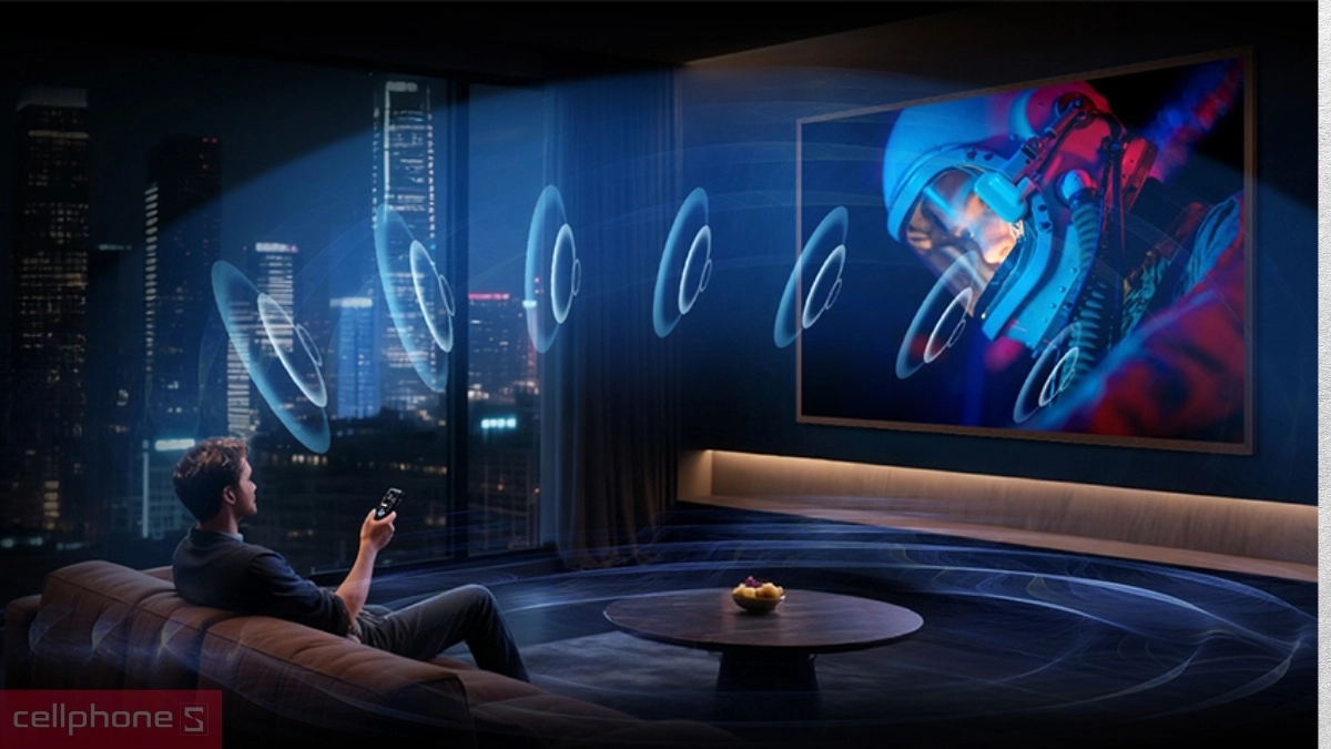 55L75 trang bị công nghệ âm thanh vòm Dolby Atmos