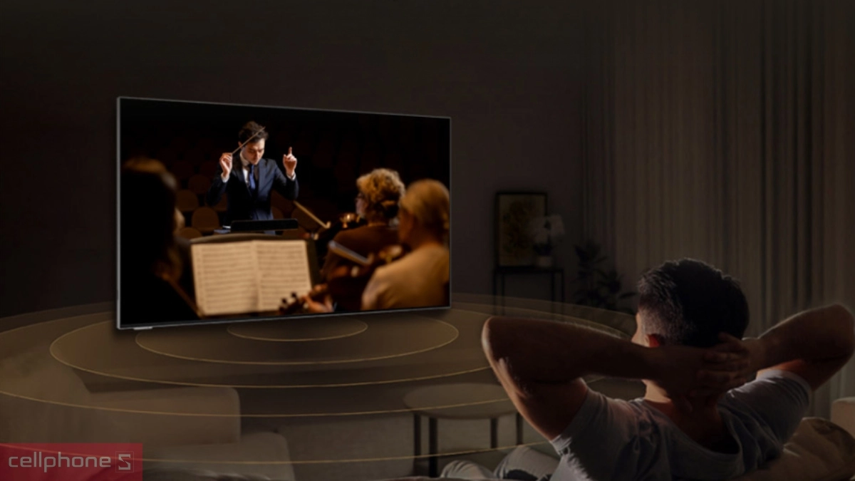 Google Tivi Coocaa khung tranh QLED 4K 55 inch 55LN7700G 2025 được trang bị công nghệ âm thanh Dolby Atmos