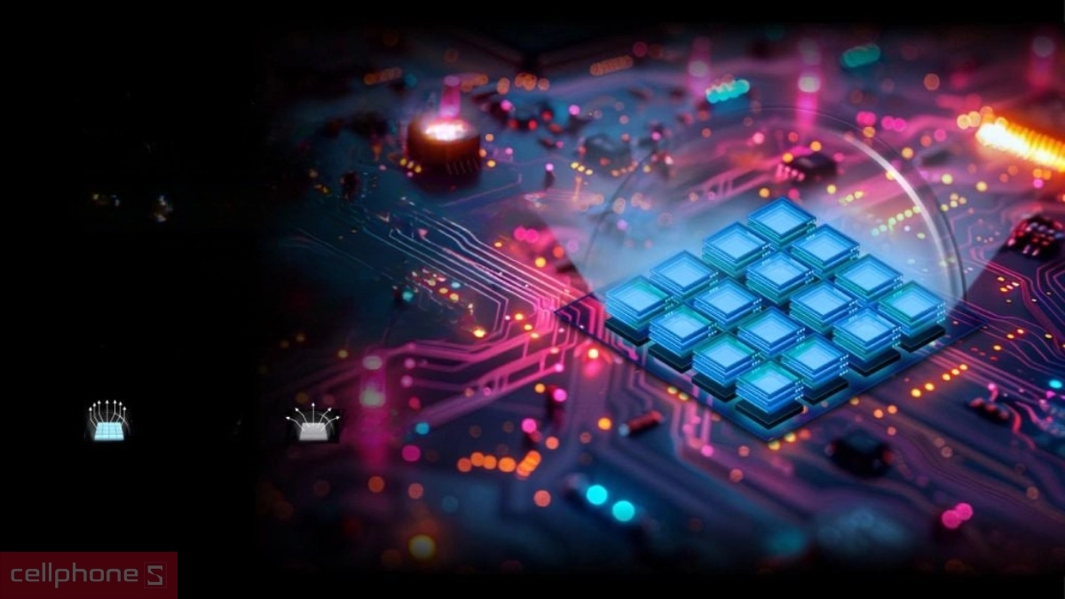 Công nghệ AI tiên tiến của Google Tivi Coocaa QD-Mini LED 55V75 4K 55 inch