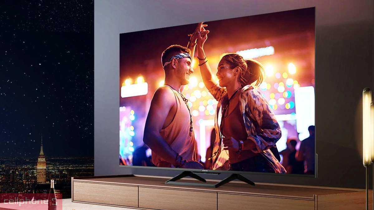 Công nghệ hiển thị của Google Tivi Coocaa QLED 4K 55 inch 55Y84 Pro 2025