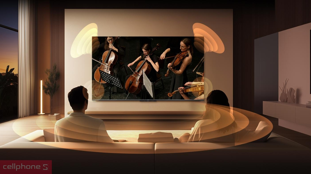 Công nghệ âm thanh trên Google Tivi Coocaa QLED 4K 55 inch 55Y84 Pro 2025