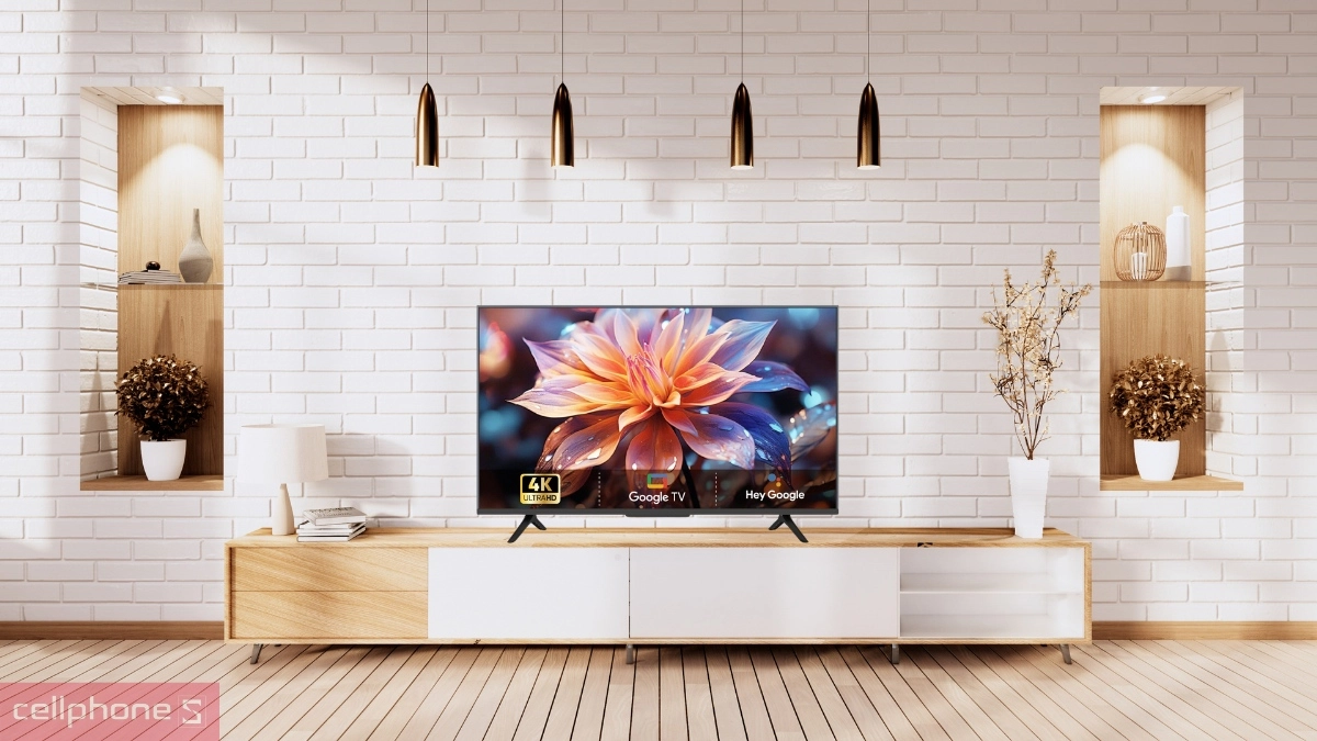 Công nghệ hiển thị hiện đại của Google Tivi Coocaa UHD 4K 55 inch 55Y68 2025