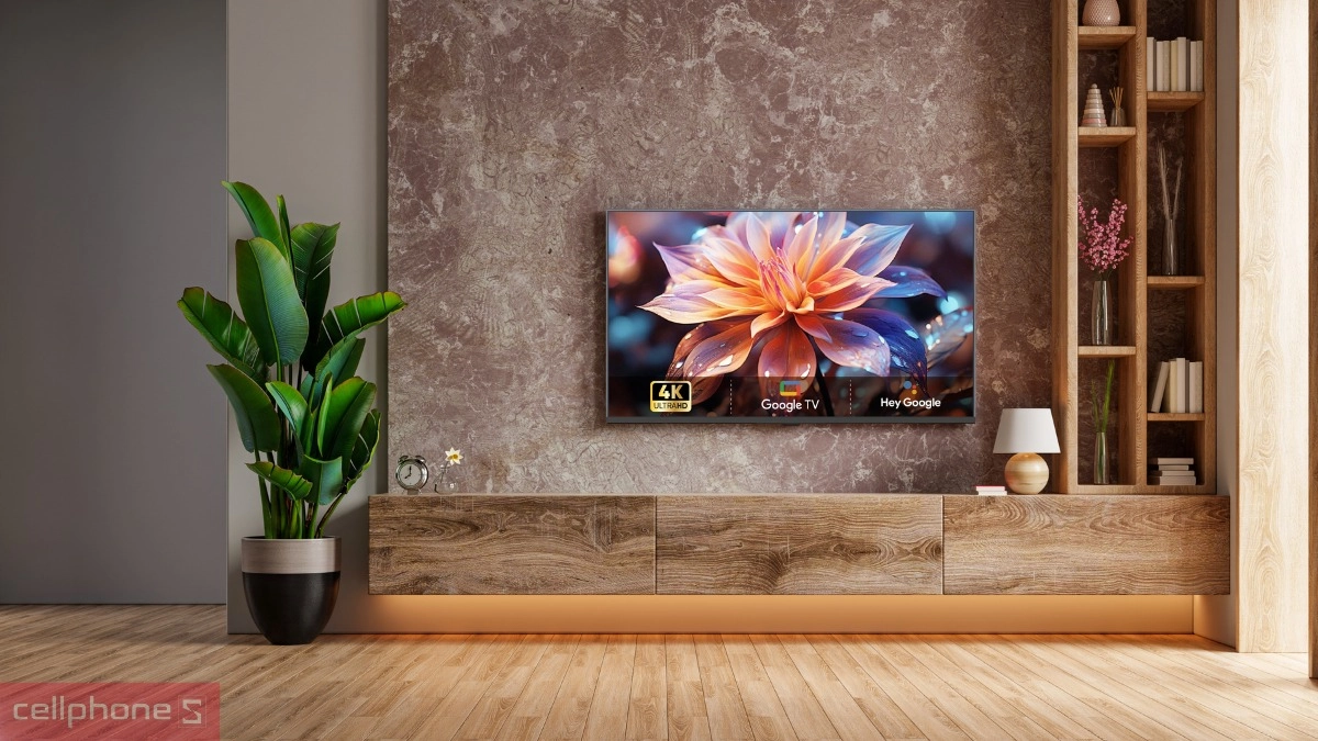 Khả năng hỗ trợ điều khiển tiện lợi qua điện thoại của Google Tivi Coocaa UHD 4K 55 inch 55Y68 2025