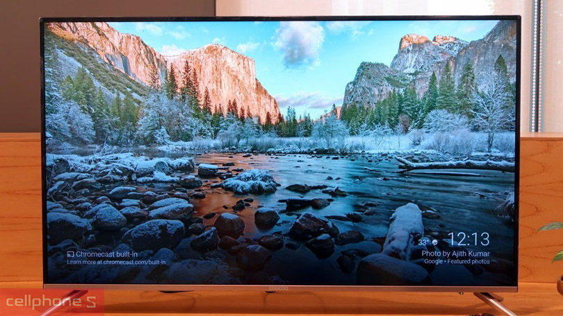 Thiết kế của tivi Coocaa 60 inch