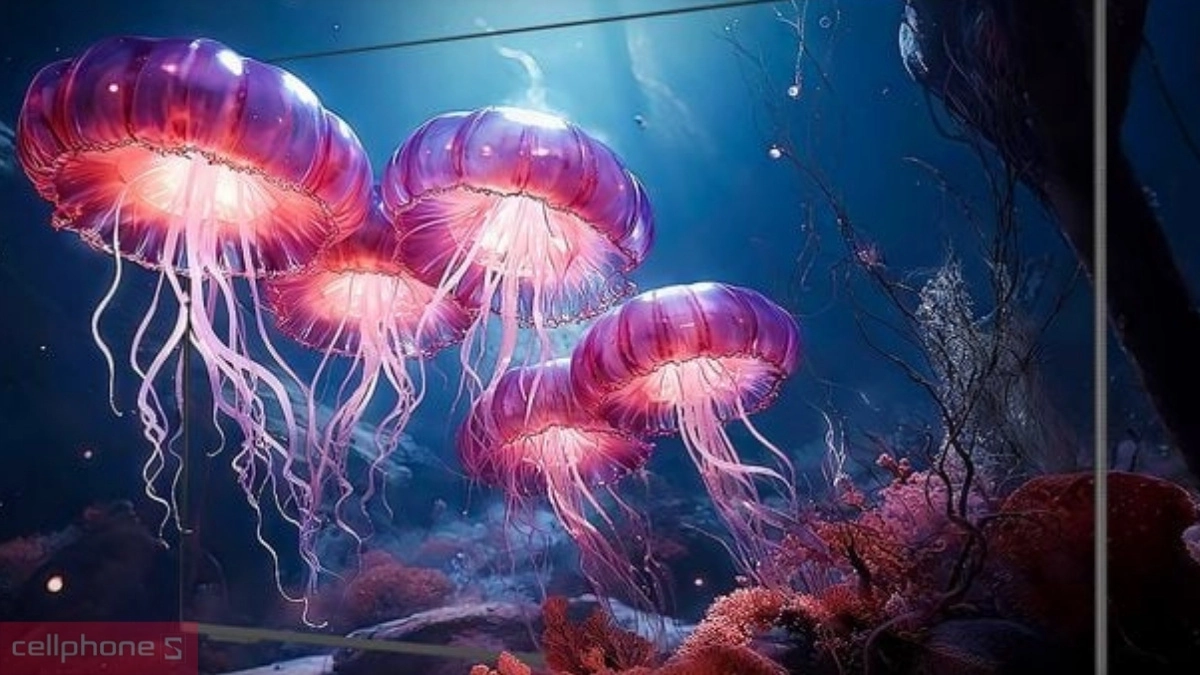 Công nghệ hiển thị Google Tivi Coocaa khung tranh QLED 4K 65 inch 2025