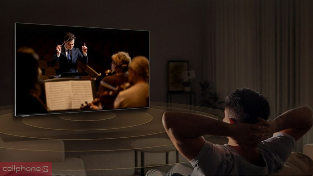 Google Tivi Coocaa khung tranh QLED 4K 65 inch 65LN7700g 2025 được trang bị hệ thống âm thanh Dolby Audio