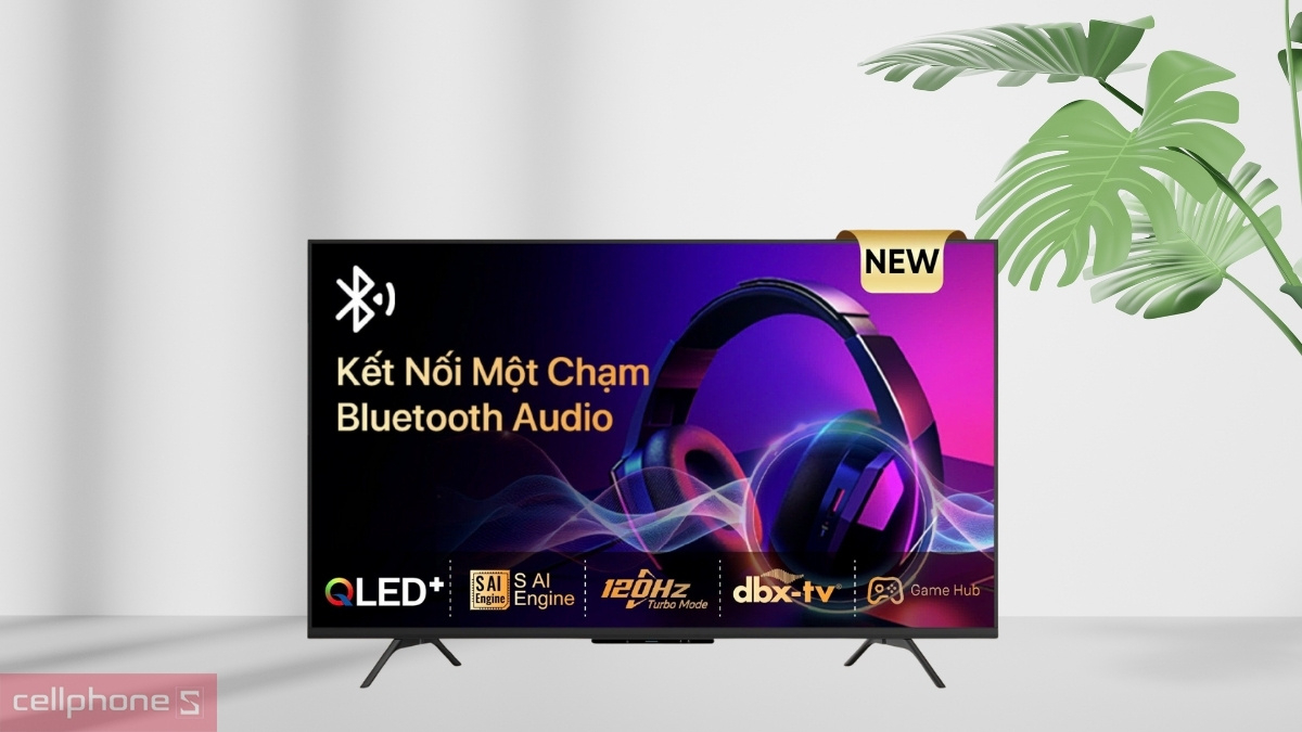 Thiết kế, kích thước Google Tivi Coocaa Mini LED 4K 65 inch (65X) 2025