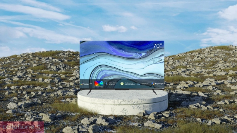 Kích thước TV Coocaa 70 inch đo như thế nào