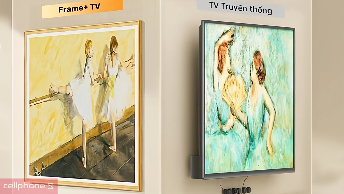 Thiết kế Tivi QLED khung tranh Coocaa 75 inch 75L85