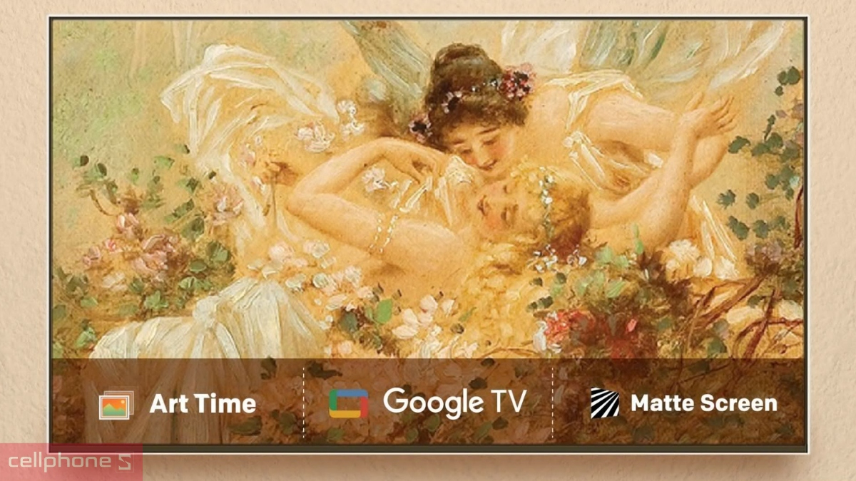 Công nghệ Google Tivi Coocaa khung tranh QLED 4K 75 inch 75LN8000G 2025