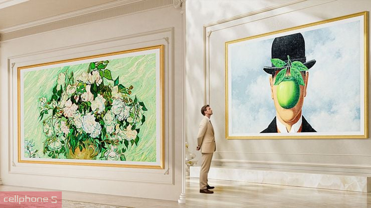 Kích thước Google Tivi QLED khung tranh Coocaa 86 inch 86L85