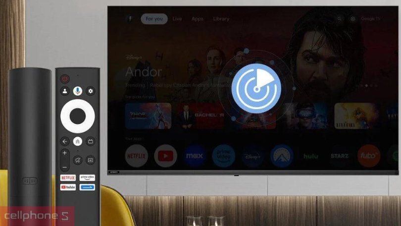 Trợ lý ảo trên Google Tivi Coocaa Full HD 43 inch 43Z73