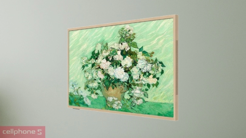 Khung tranh tivi Coocaa 55LN7000G - Vân gỗ sáng - Thiết kế tinh tế, tiện lợi trong từng chi tiết