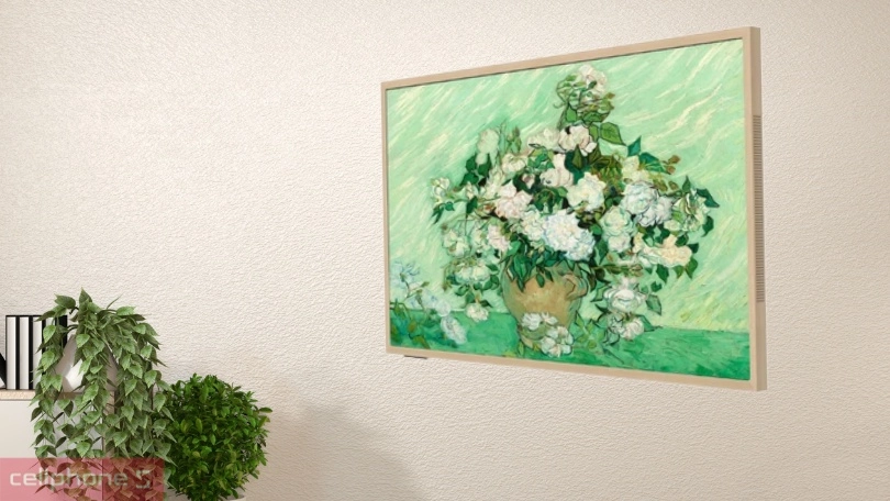 Khung tranh tivi Coocaa 55LN7000G - Vân gỗ sáng - Thiết kế tinh tế, tiện lợi trong từng chi tiết