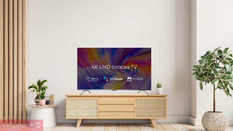 Đánh giá thiết kế Smart Tivi Coocaa 4K UHD 55 inch 55S6G Pro