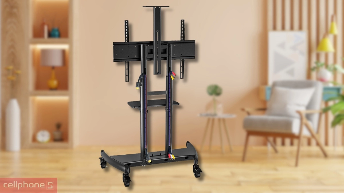 Giá treo tivi di động GL (AVA1800-1PG) - Khung thép SPCC chịu tải, linh hoạt cao