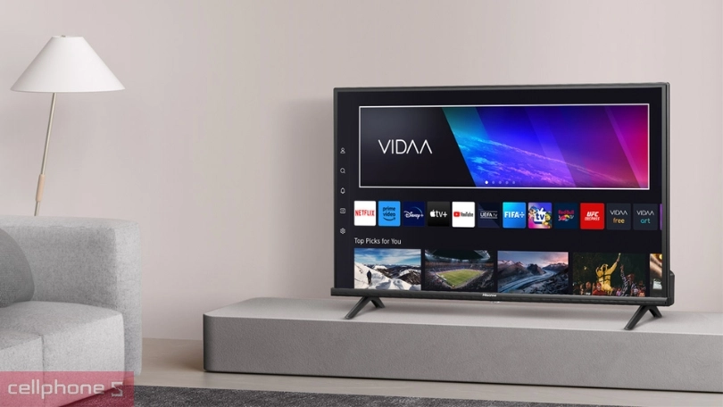 Âm thanh tivi Hisense FHD 32 inch 32A4N