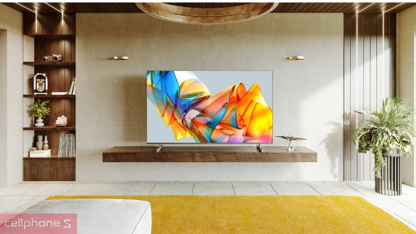 Kích thước Google tivi Hisense 4K 55 inch 55U6K