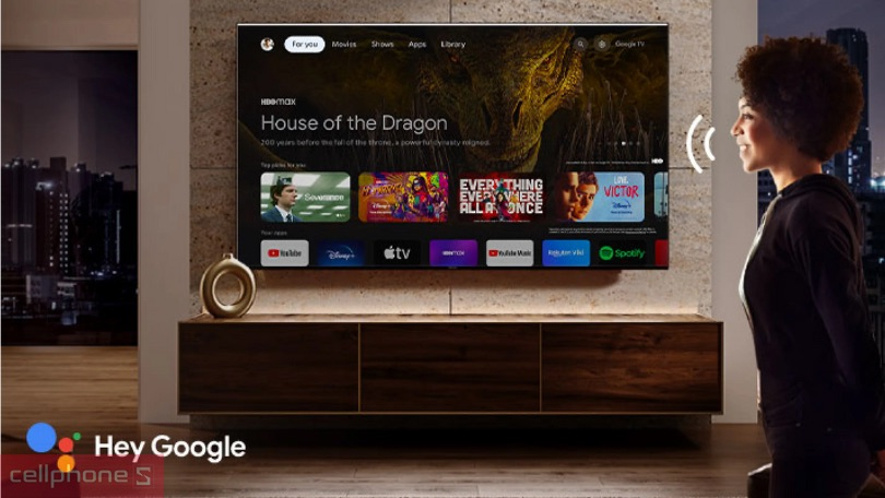 Tính năng Google tivi Hisense 4K 55 inch 55U6K