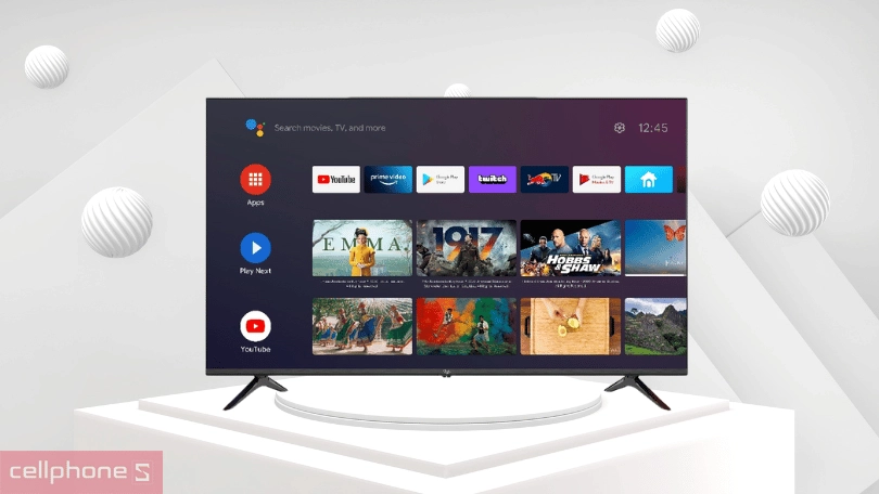 Tivi Itel 50 inch UHD 4K G5057 - Ngoại hình mỏng nhẹ, tinh tế