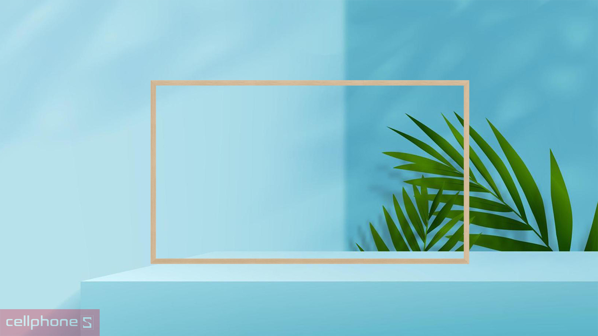 Khả năng bào vệ của khung tranh tivi Coocaa 65LN7000G vân gỗ sáng