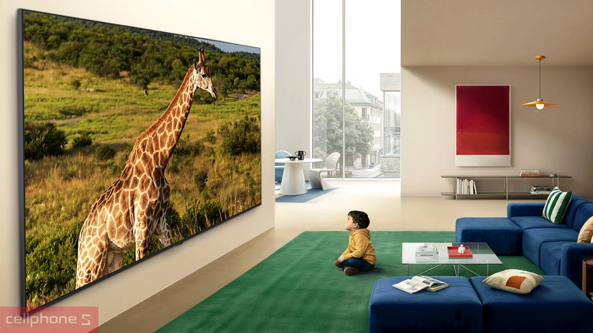 Kiểu dáng thanh lịch của Smart Tivi LG QNED 4K 100 inch (100QNED86BS)