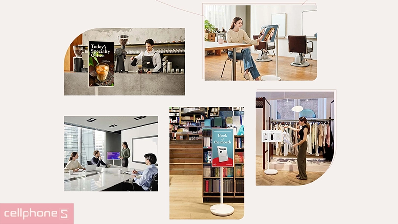 Tấm nền Tivi LG Standby Me 2024 27 inch 27ART10CKPL