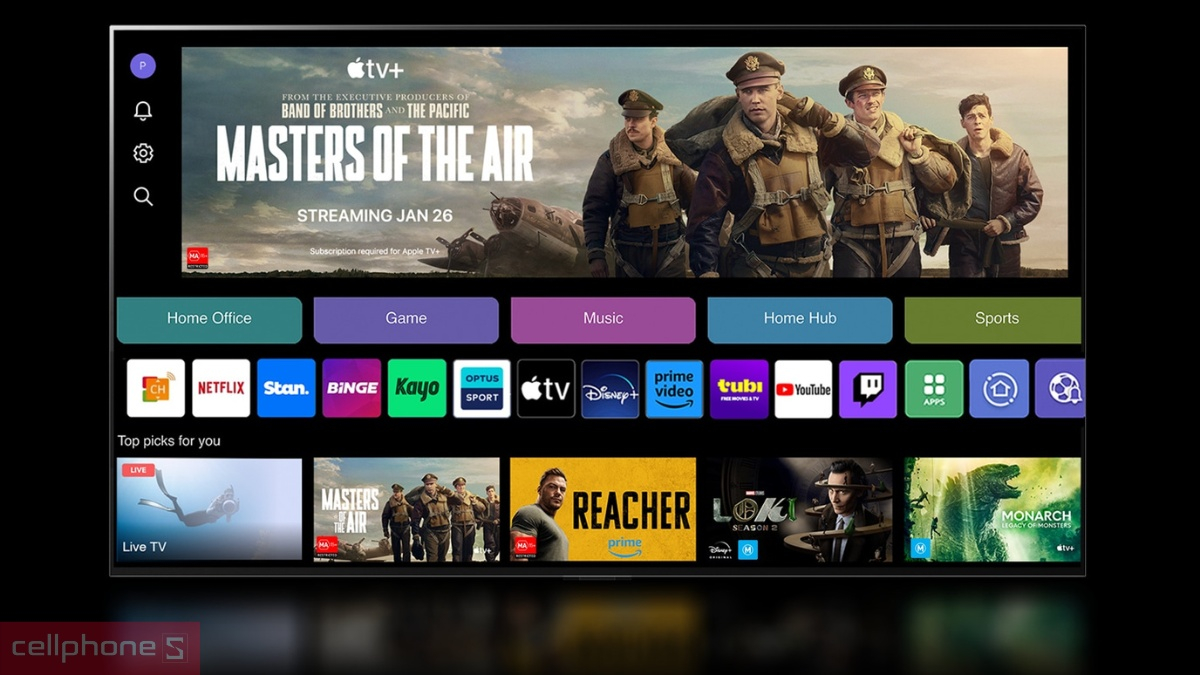 Hệ điều hành tivi LG AI 4K 43 inch 43UA7350PSB