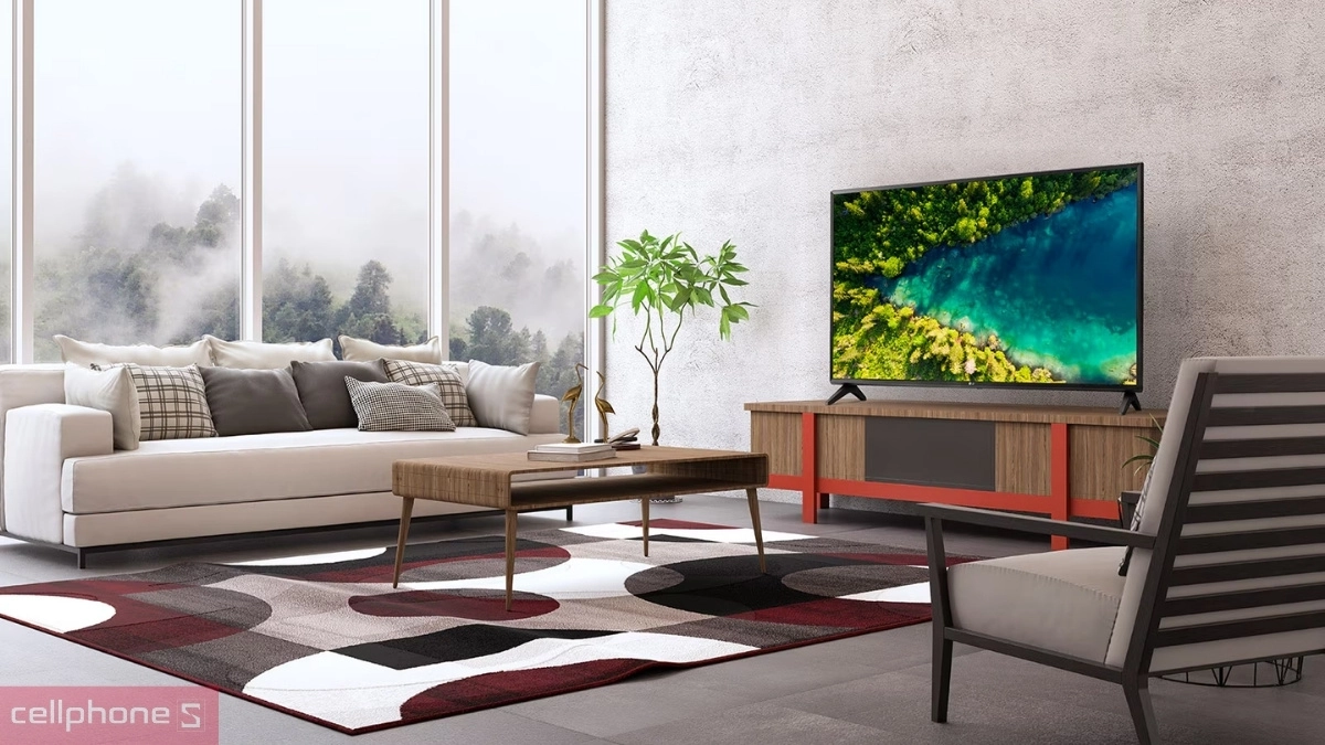 Màn hình tối giản của Smart Tivi LG FHD 43 inch (43LB6550PSA)