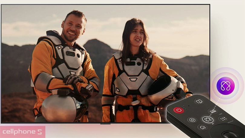 Tâm nền smart tivi LG Nanocell 43NANO80 4K 43 inch