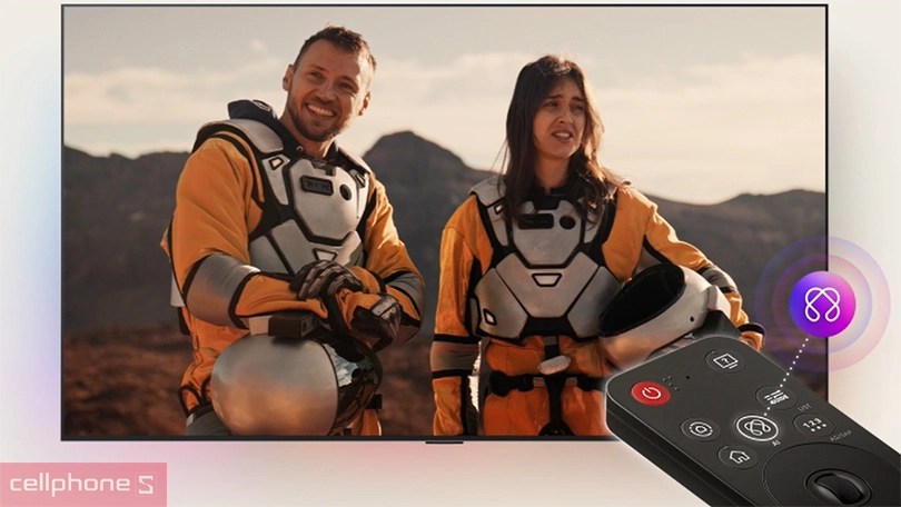 Trợ lý ảo, điều khiển qua app trên Smart Tivi LG UHD 43UA7350 4K 43 inch 2025