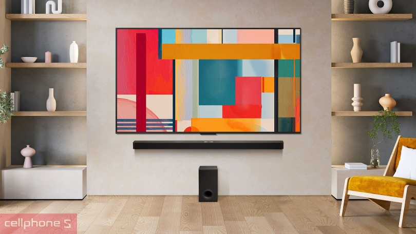 Thiết kế tivi LG QNED 50QNED80ASA 4K 50 inch 2025