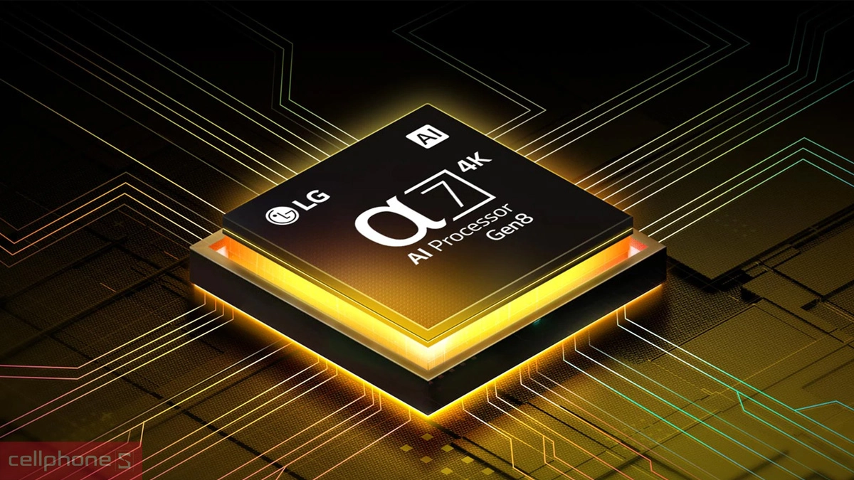 Chip xử lý AI trên Smart Tivi LG UHD 4K 50 inch (50UA8055PSA)