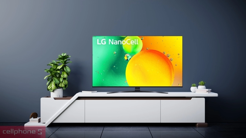 Smart Tivi Nanocell LG 4K 50 inch 50NANO76SQA - Thiết kế sang trọng, công nghệ hình ảnh tiên tiến
