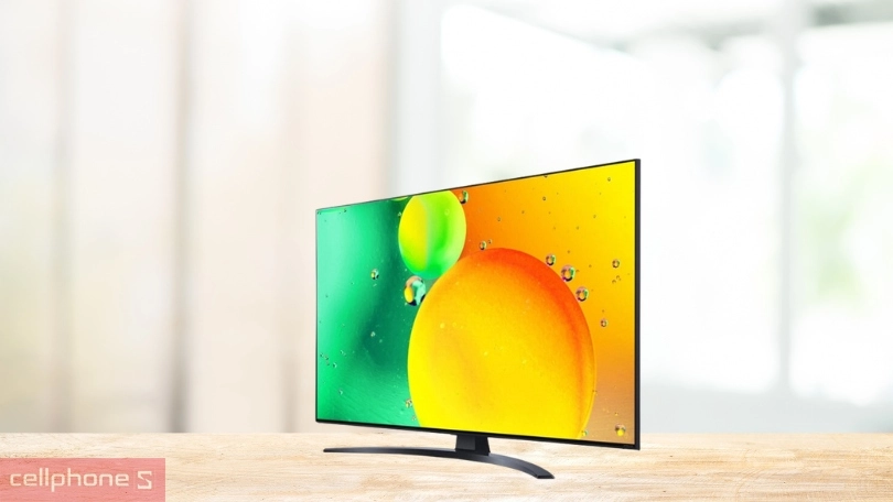 Smart Tivi Nanocell LG 4K 50 inch 50NANO76SQA - Thiết kế sang trọng, công nghệ hình ảnh tiên tiến