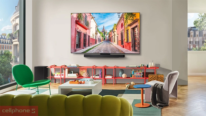 Thiết kế tivi LG Evo OLED 55C5PSA 4K 55 inch 2025