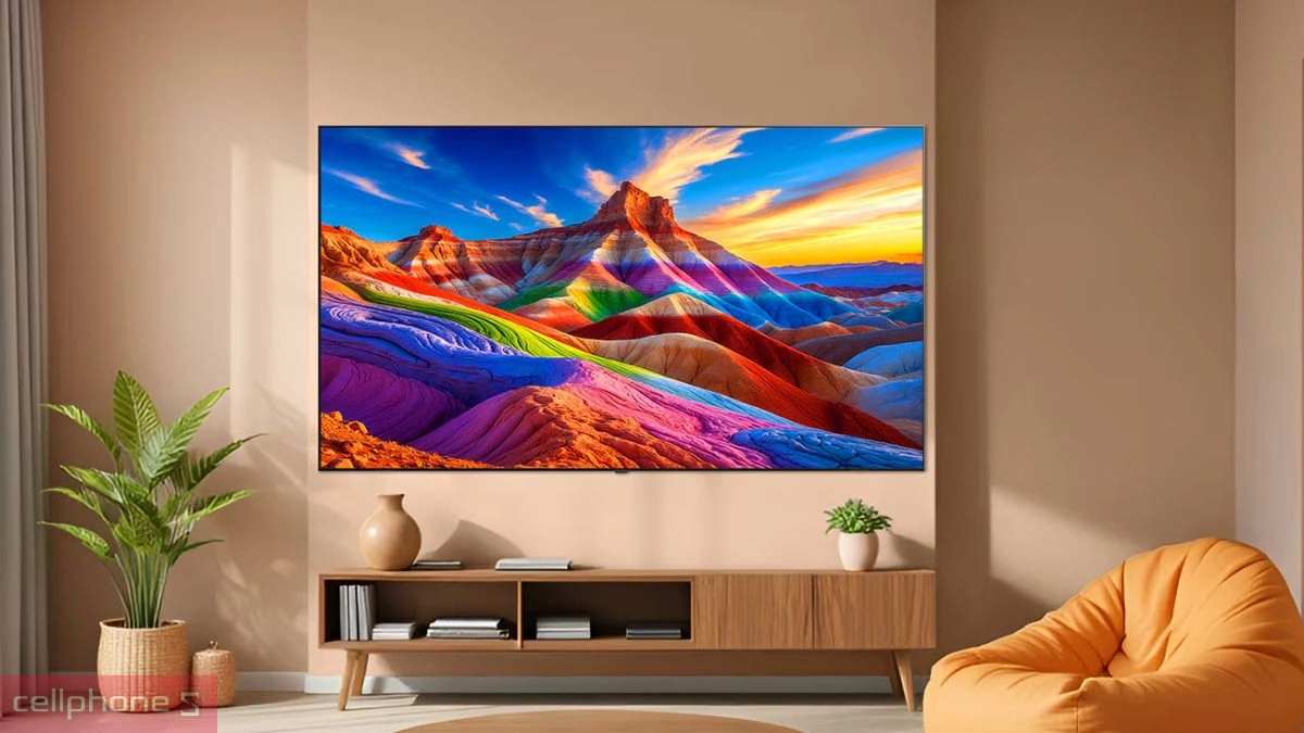 Thiết kế màn hình 55 inch của Smart Tivi LG OLED 4K 55 inch (OLED55B6PSA)