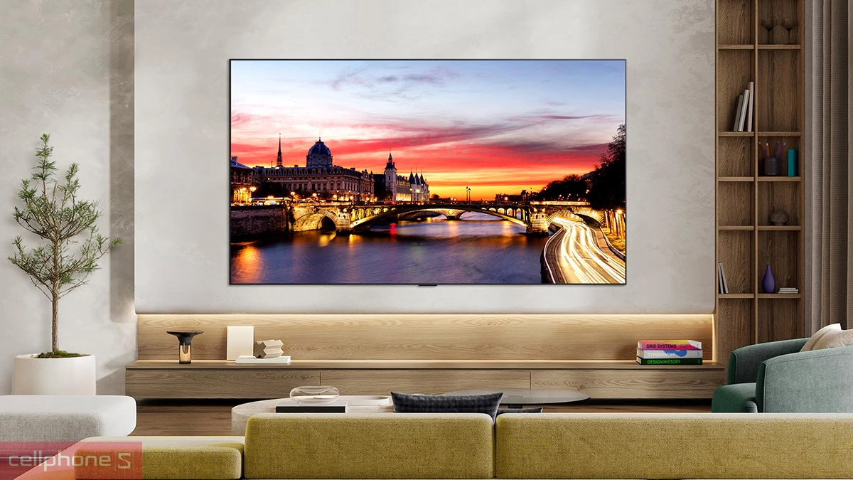 Màn hình 55 inch của Smart Tivi LG OLED 4K 55 inch (OLED55C6PSA)