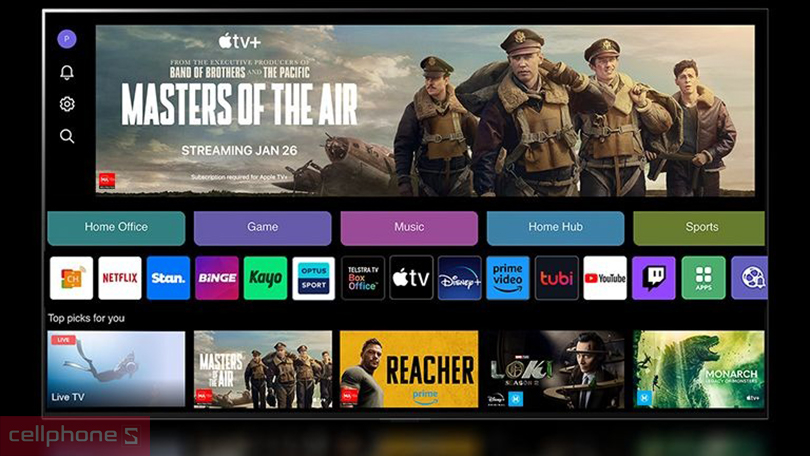 Hệ điều hành tivi LG OLED 55B4PSA 4K 55 inch 2024