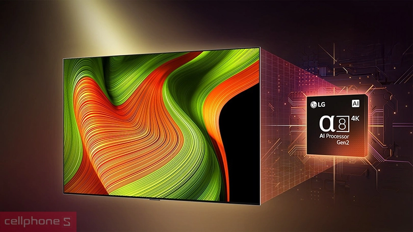 Khả năng hỗ trợ AI của Smart tivi LG OLED 55B5PSA 4K 55 inch 2025